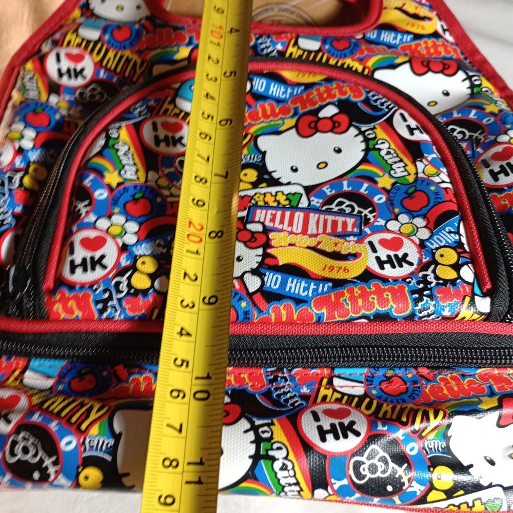 Hello Kitty School Work Insulated Lunch Tote Bag Red - Picture 8 of 8